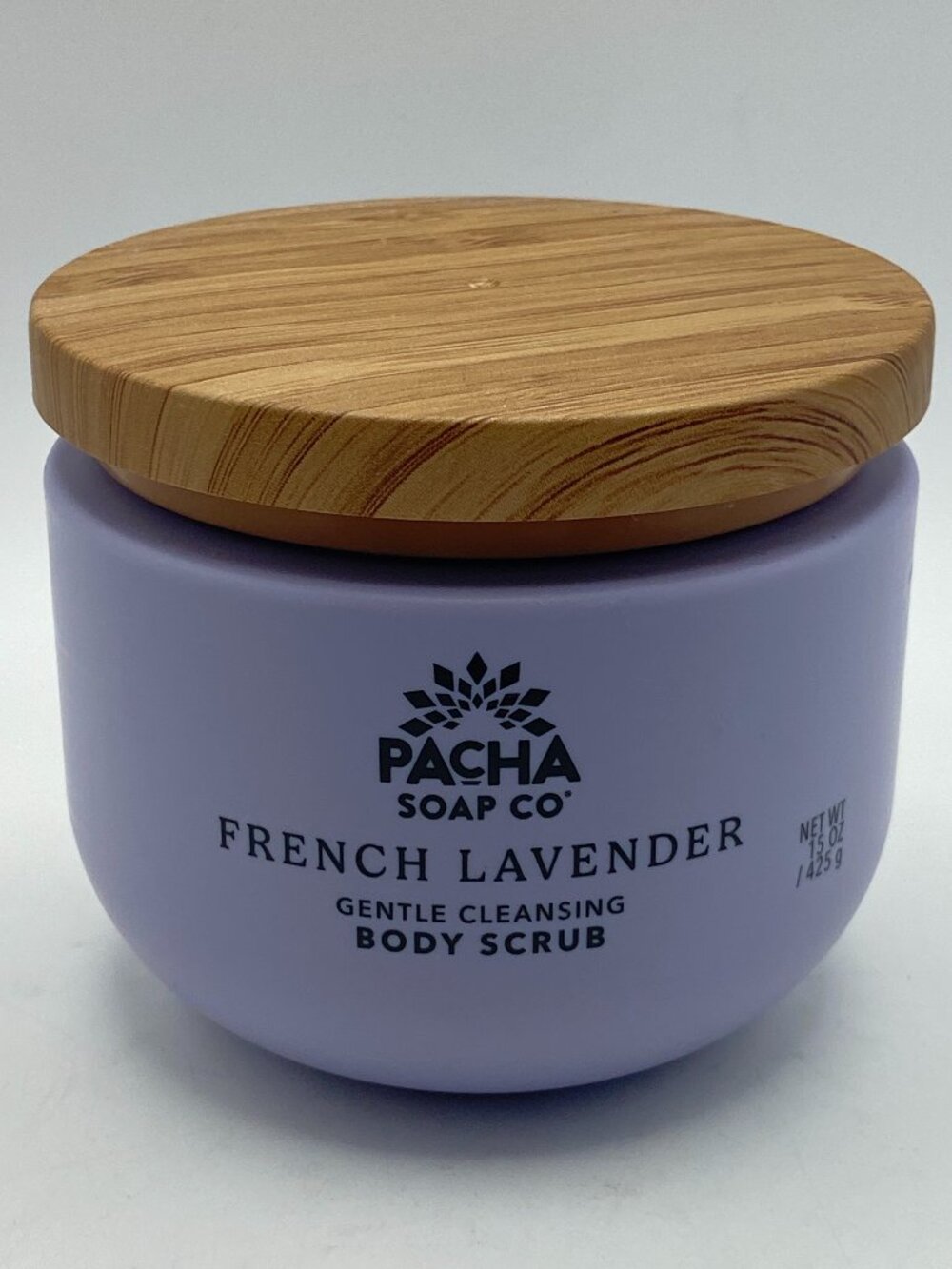 Pacha Soap Co. French Lavender Body Scrub – 15 oz / 425 g